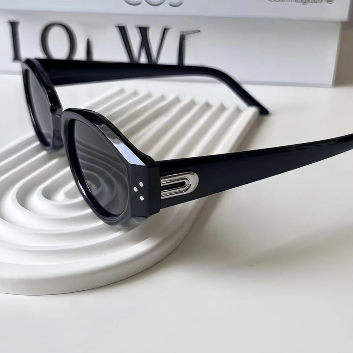 Dame mote retro solbriller i Cat Eye stil Luvikno
