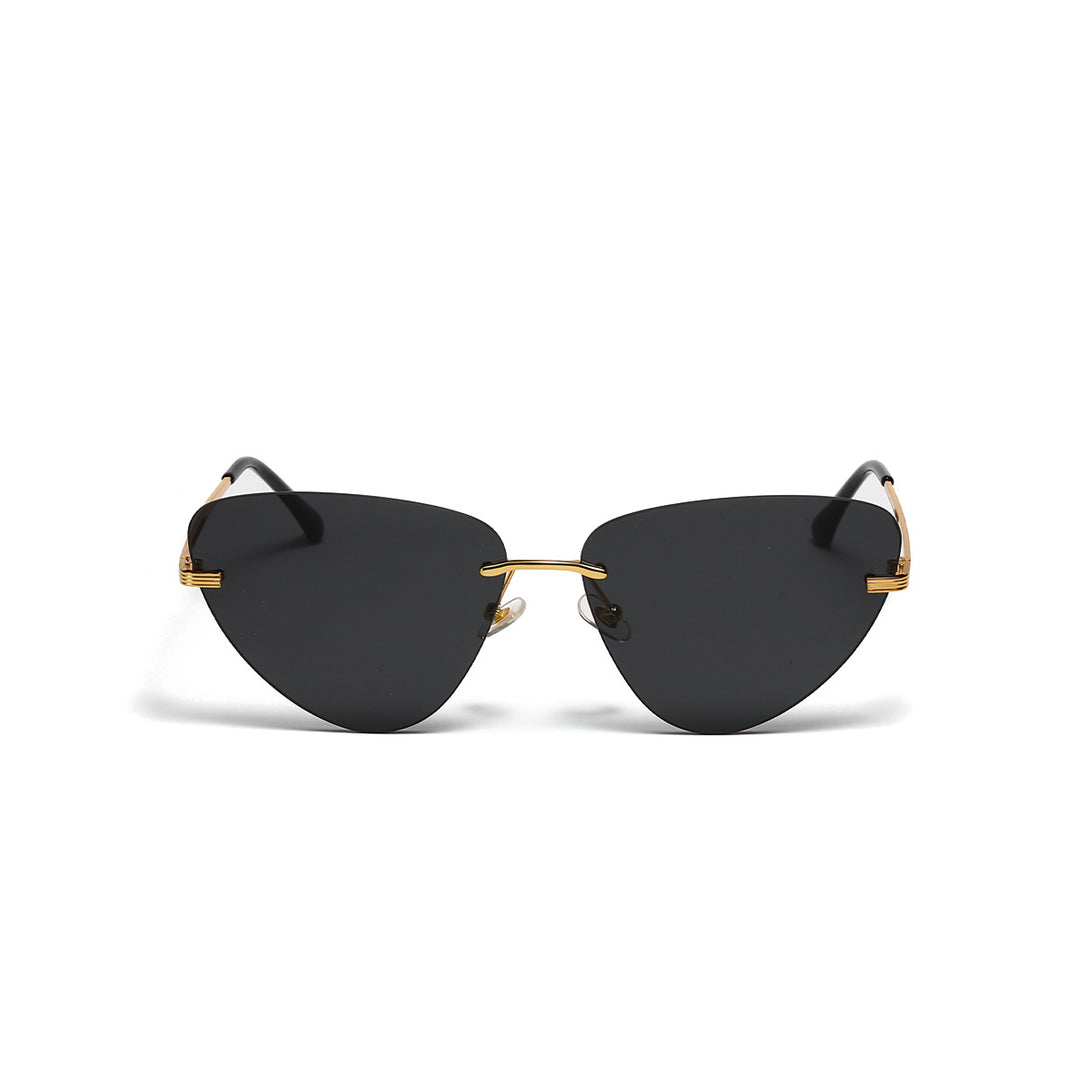Dame moteriktig solbrille i trendy cat-eye design Luvikno
