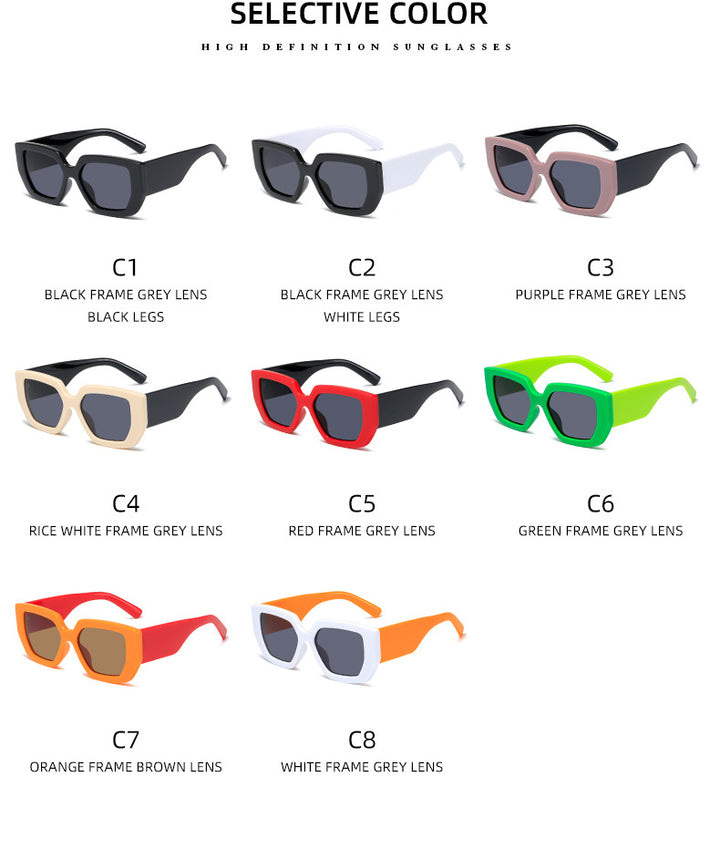 Damer Ekstravagant Geometrisk Solbrille Luvikno
