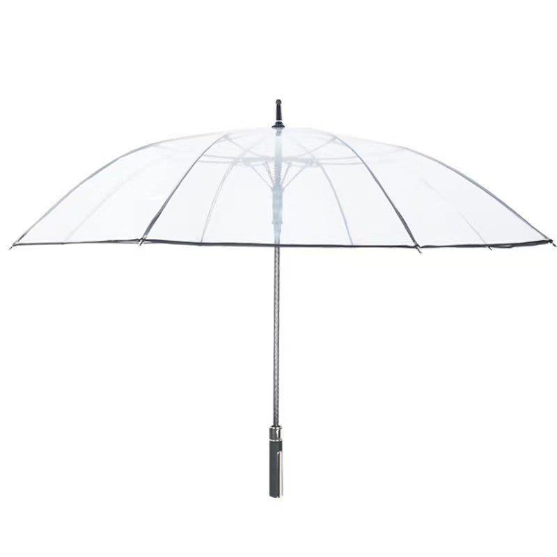 Damer Transparent Paraply med Ergonomisk Håndtak Luvikno