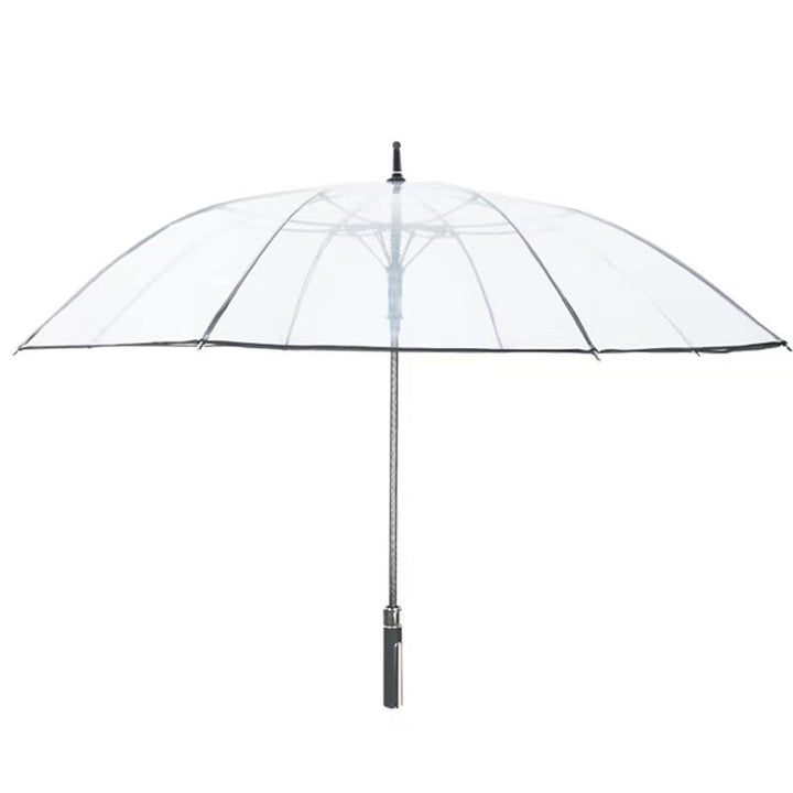Damer Transparent Paraply med Ergonomisk Håndtak Luvikno