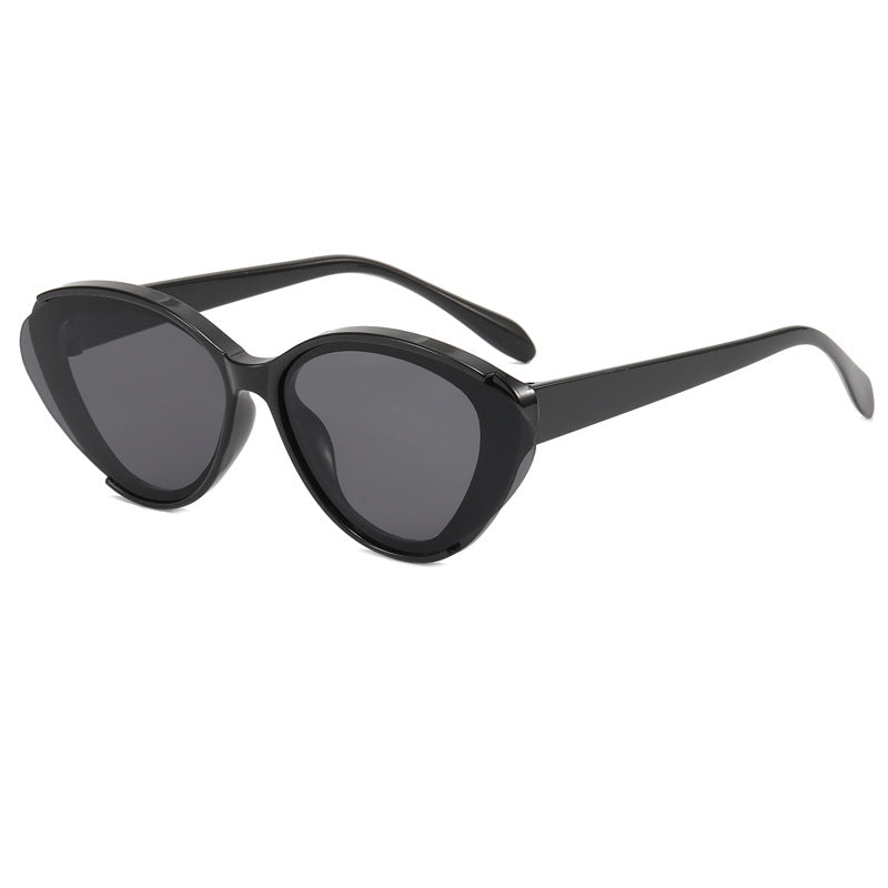 Dame Oversized solbrille med gradient Luvikno