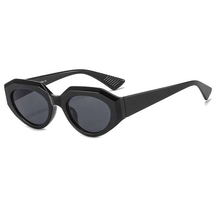Dame trendy Cat-Eye solbriller Luvikno