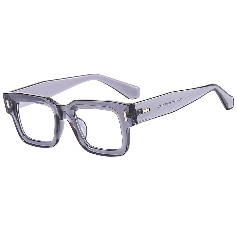 Dame Modische Quadratisk Solbrille med robust ramme og polariserte linser Luvikno