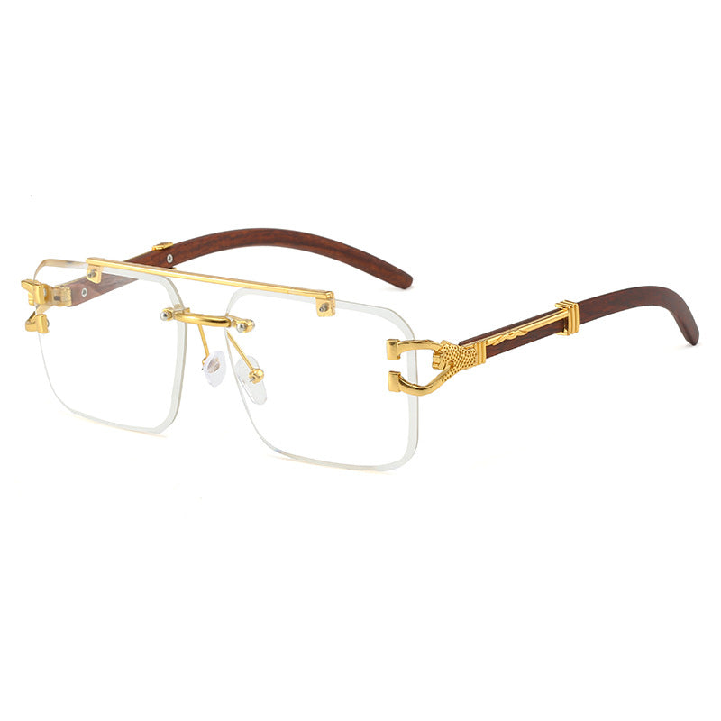 Dame eksklusiv designer-solbrille med luksuriøse detaljer Luvikno