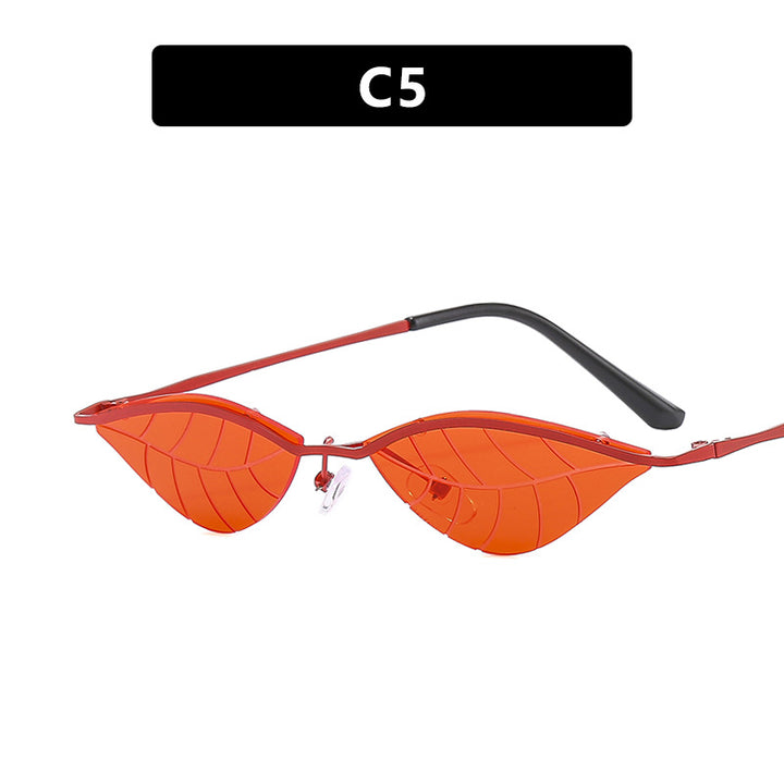 Dame Cat-Eye solbriller med innovativt bladdesign Luvikno