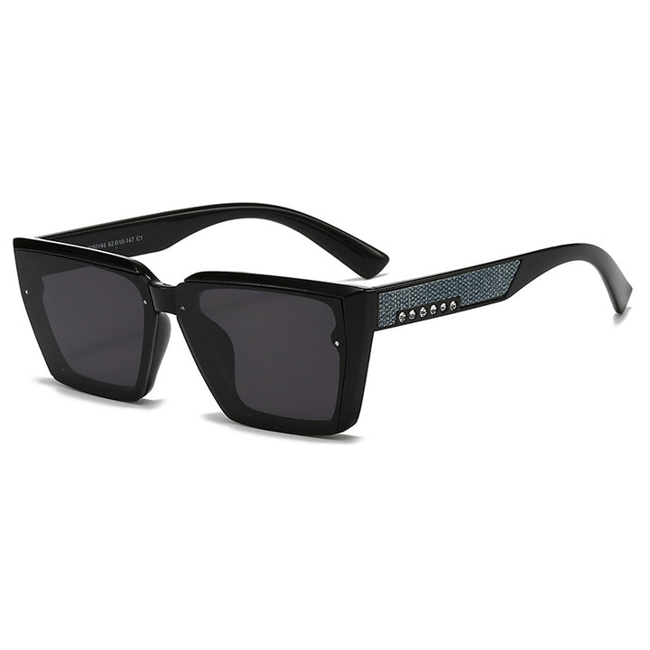 Dame stilig solbrille med glitrende detaljer Luvikno