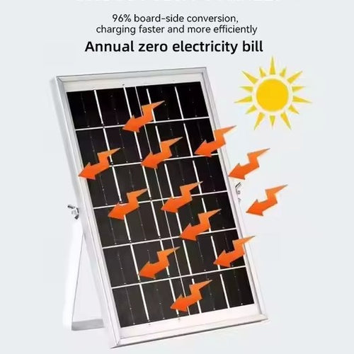 Dame Solarpowered Ståvifte med Intelligent Kontrollsystem og LED-belysning Skanto