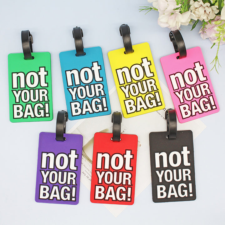 Unisex Bagasjelapp med humoristisk design Luvikno