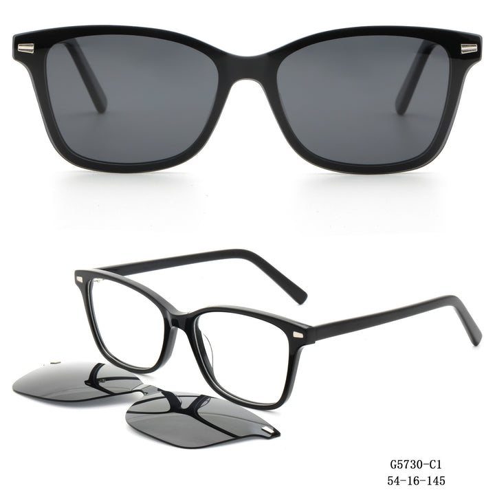 Dame solbrille i moteriktig dual-design Luvikno