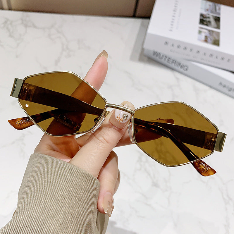 Damer geometrisk Cat-Eye solbriller Luvikno