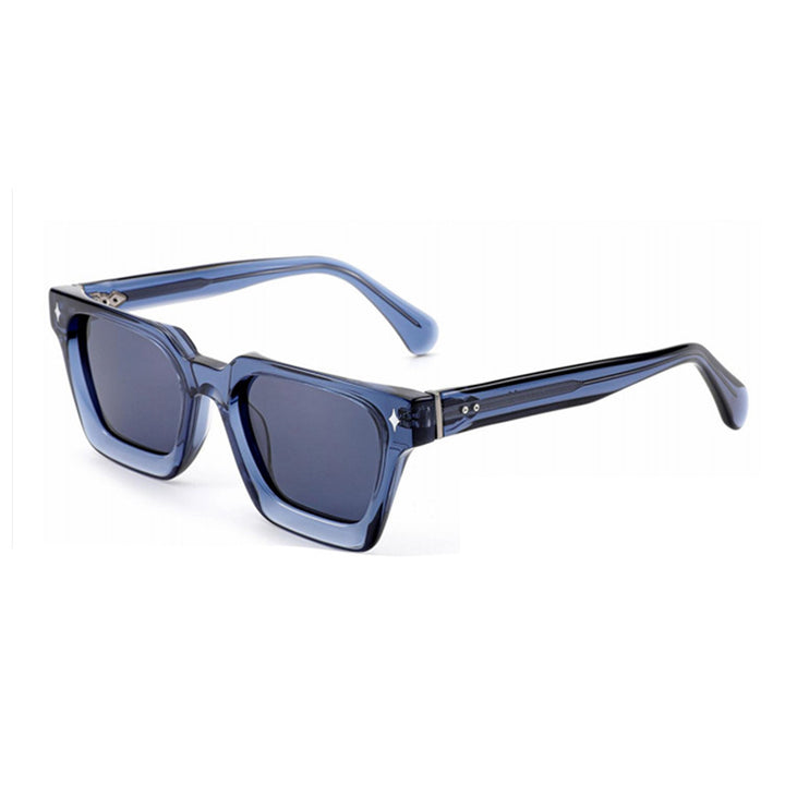 Dame solbrille i moderne design med bred ramme og høyverdig UV-beskyttelse Luvikno