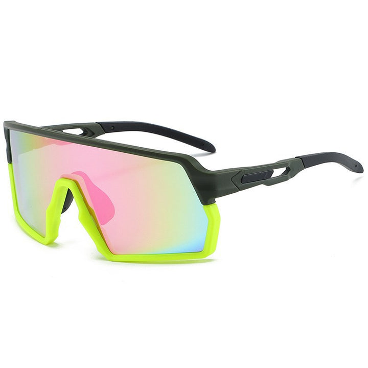 Dame Sporty Racing Glasses med innovativ ramme og høystreflekterende linser Luvikno
