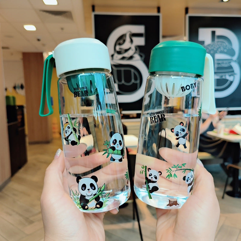 Dame Lekker drikkeflaske med gledelig panda-motiv Luvikno