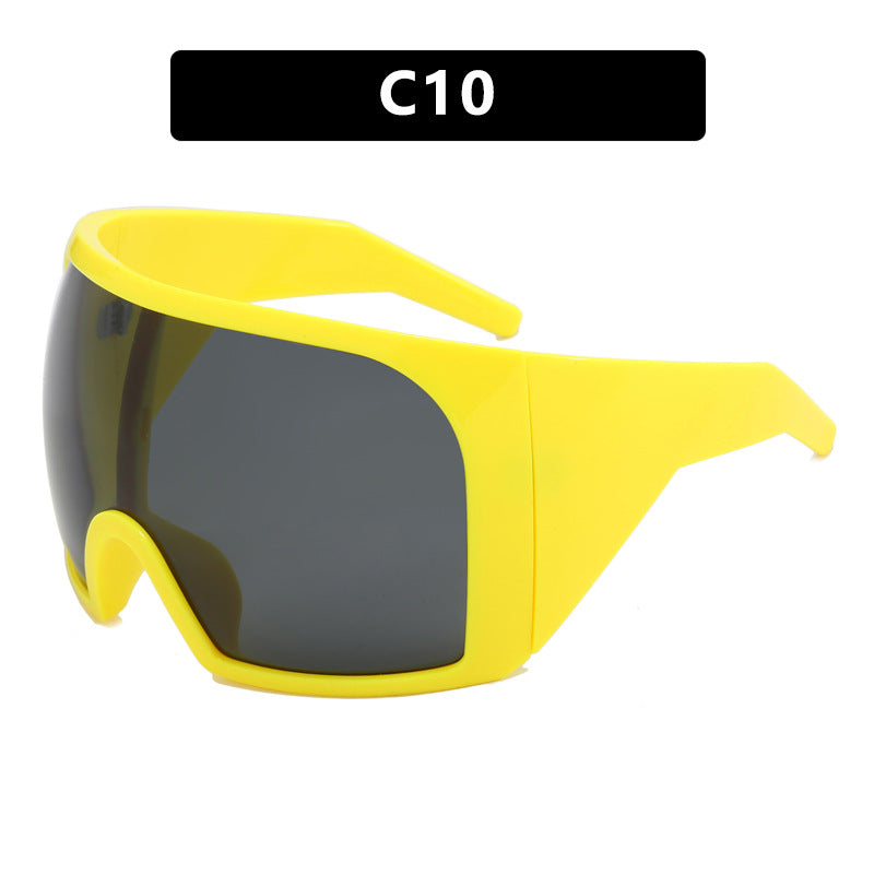 Dame sporty solbrille med aerodynamisk design Luvikno