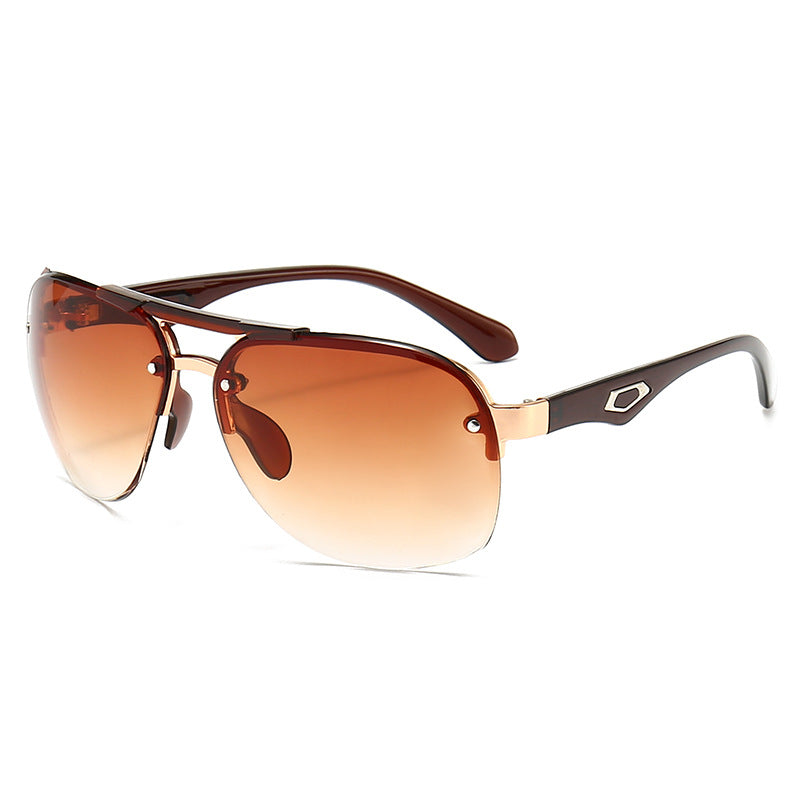 Herre sporty solbrille med moderne ramme Luvikno