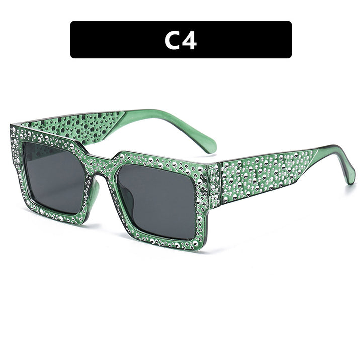 Dame ekstravagant solbrille med glitrende aksent Luvikno