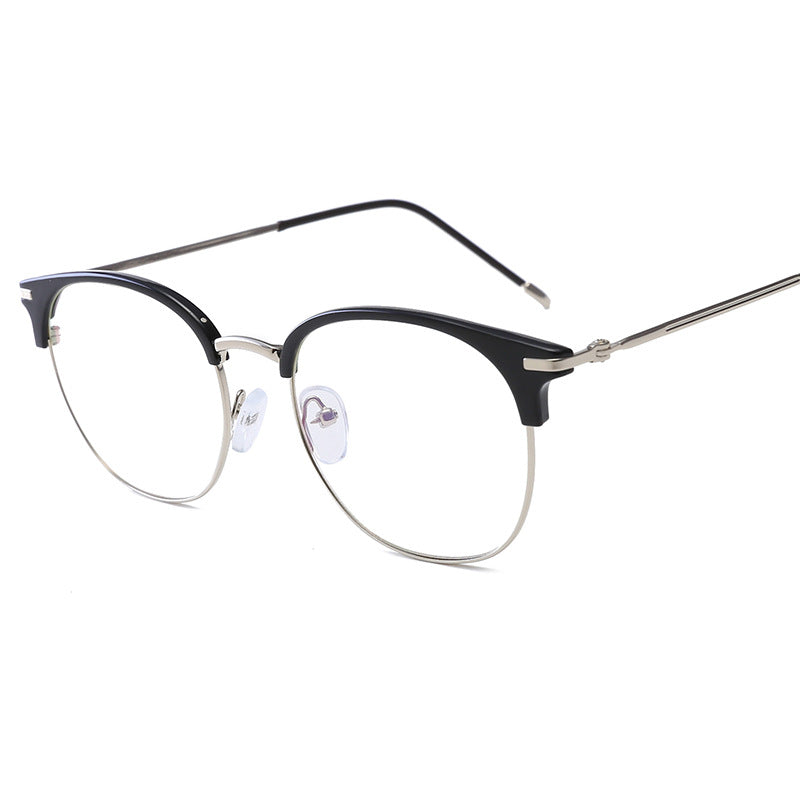 Damer moteriktig cat-eye brille med filigran metallramme Luvikno