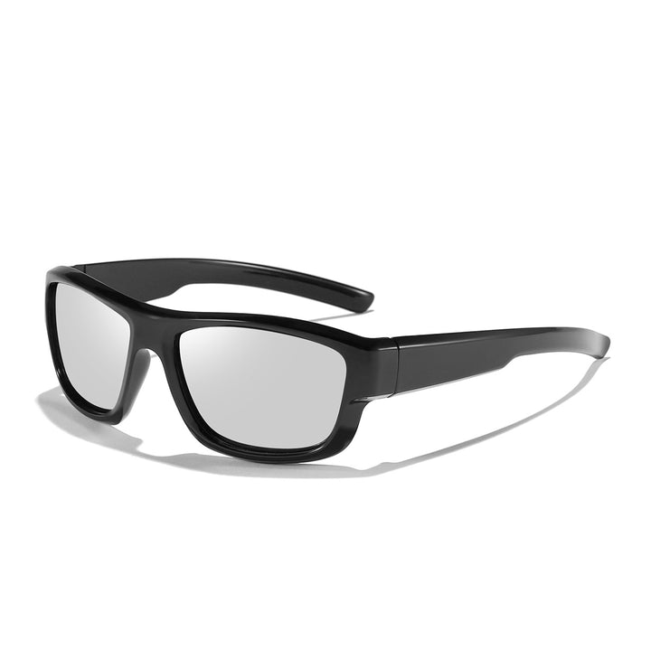 Dame Sporty solbrille med robust ramme og polariserte linser Luvikno