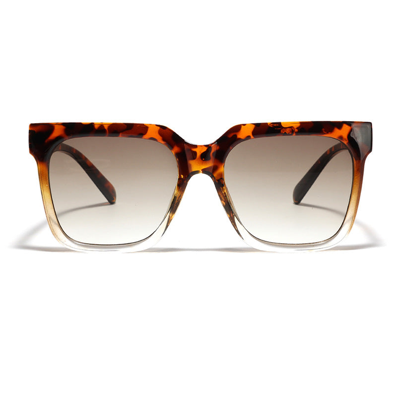 Dame firkantet solbrille med elegant skjoldpadde-design Luvikno