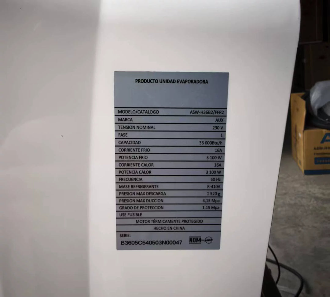 Unisex en størrelse ductless Mini-Split-varmepumpen veggmonterte enhet med DC-inverter og ultra-stille drift Luvikno