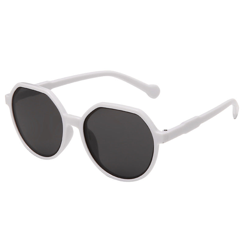 Dame moter solbrille med markant åttekant-design Luvikno