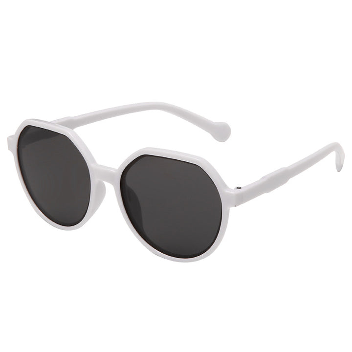 Dame moter solbrille med markant åttekant-design Luvikno