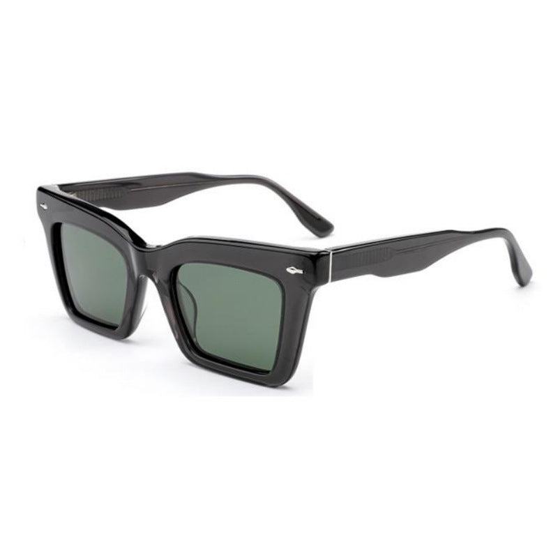 Dame firkantet solbrille med trendy design Luvikno