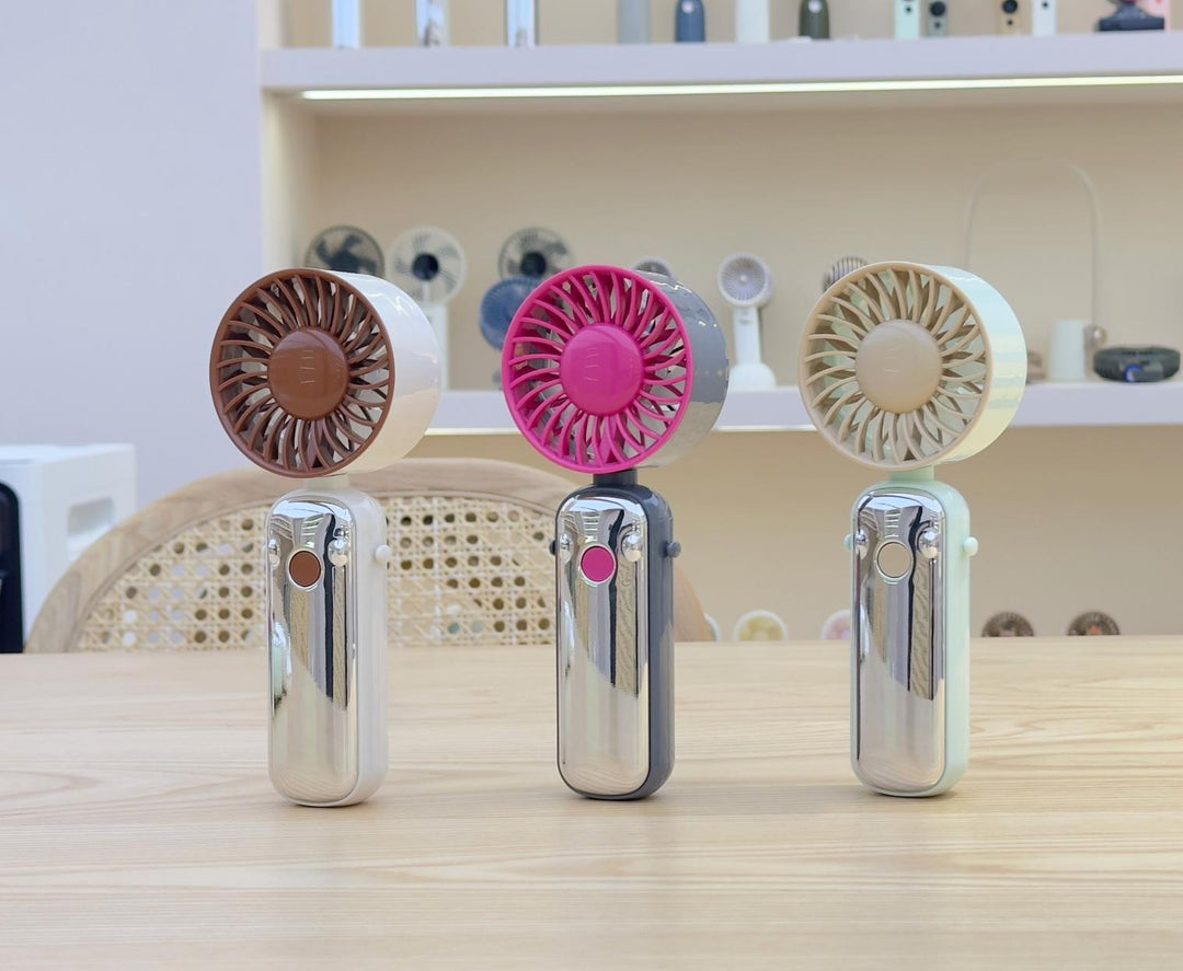 Unisex Bærbar Håndvifte med kraftig batteri og kompakt design Luvikno