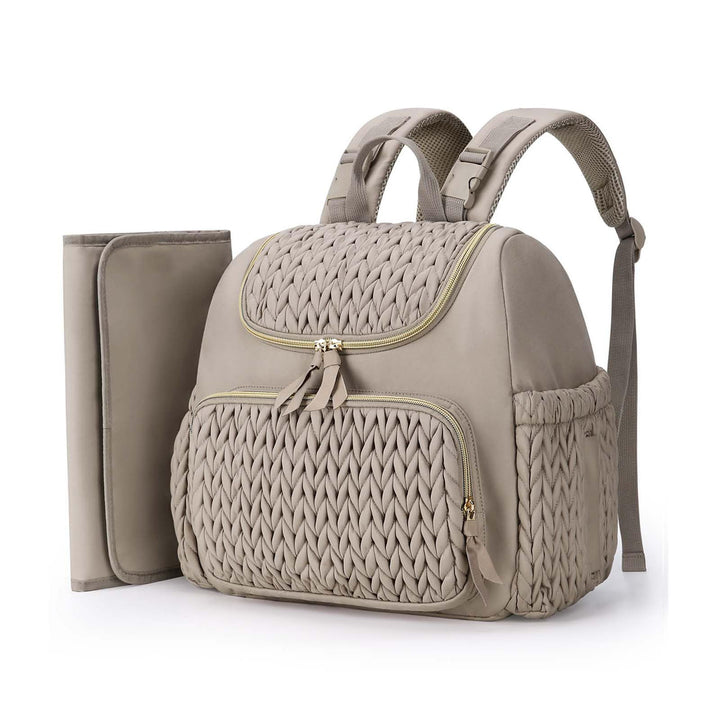 Dames Fashion Ryggsekk med Vevd Design Luvikno
