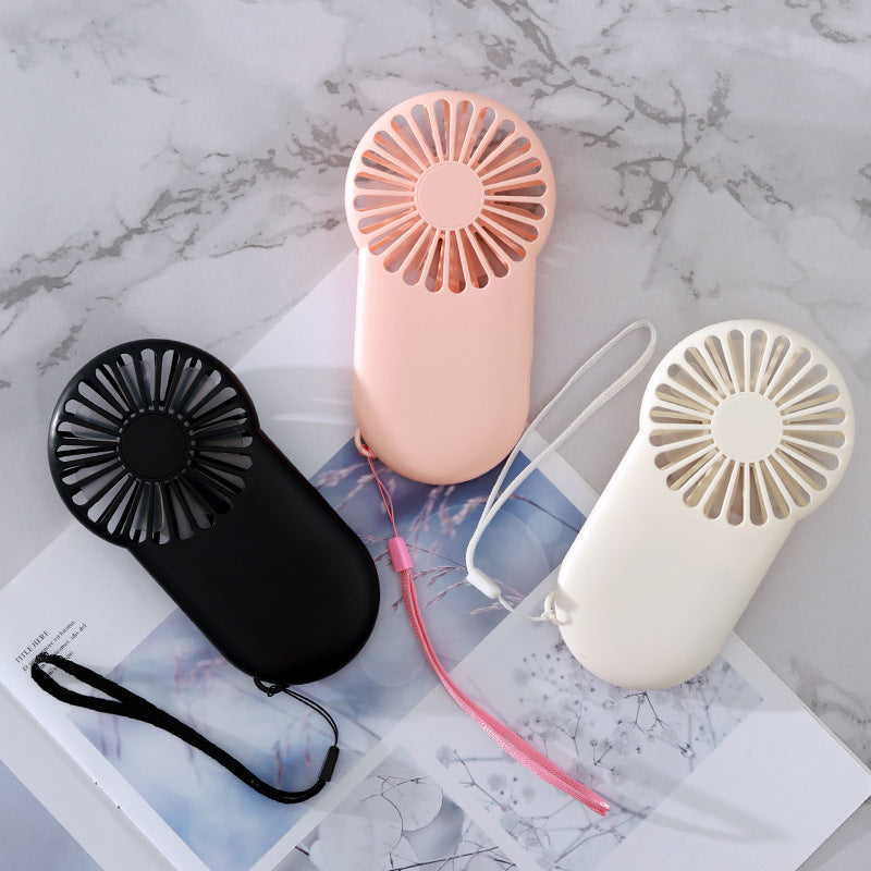 Damer bærbar håndvifte med ergonomisk design Luvikno