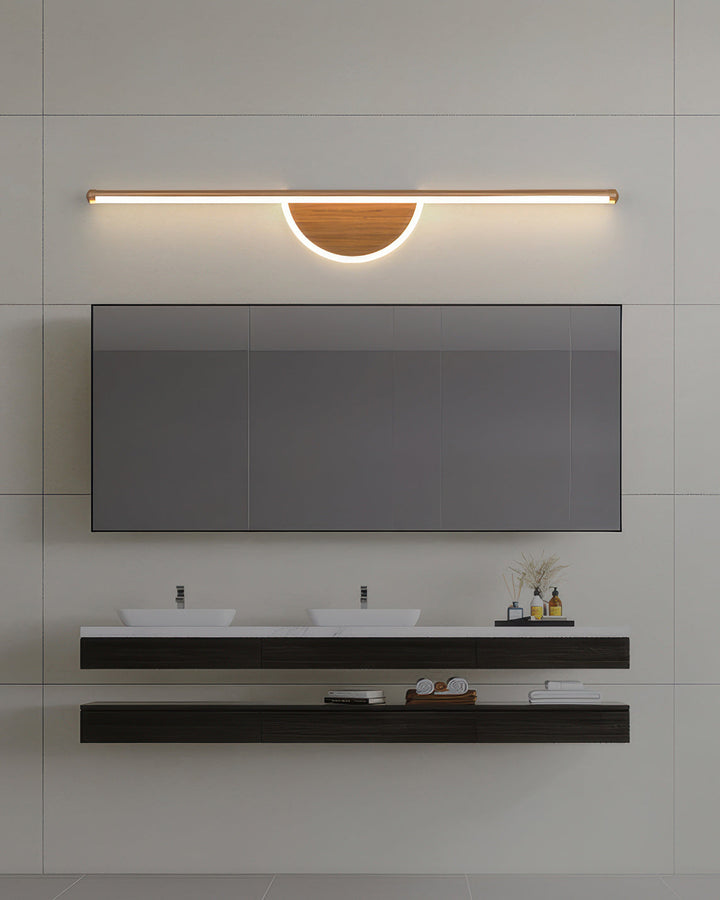 Luvikno | Moderne Vegglampe laget av Trebue