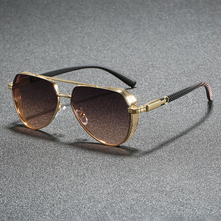Dame moteriktig solbrille med stilige aksenter Luvikno