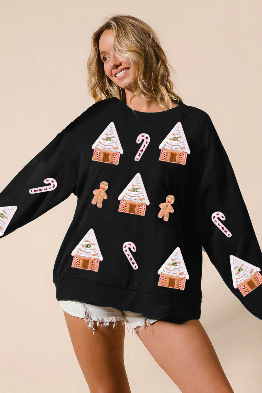 Luvik | Fleece Pepperkakegutt Julegenser