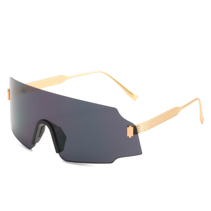 Dame sporty sikkerhets-solbrille med moderne, gjennomsiktig design Luvikno