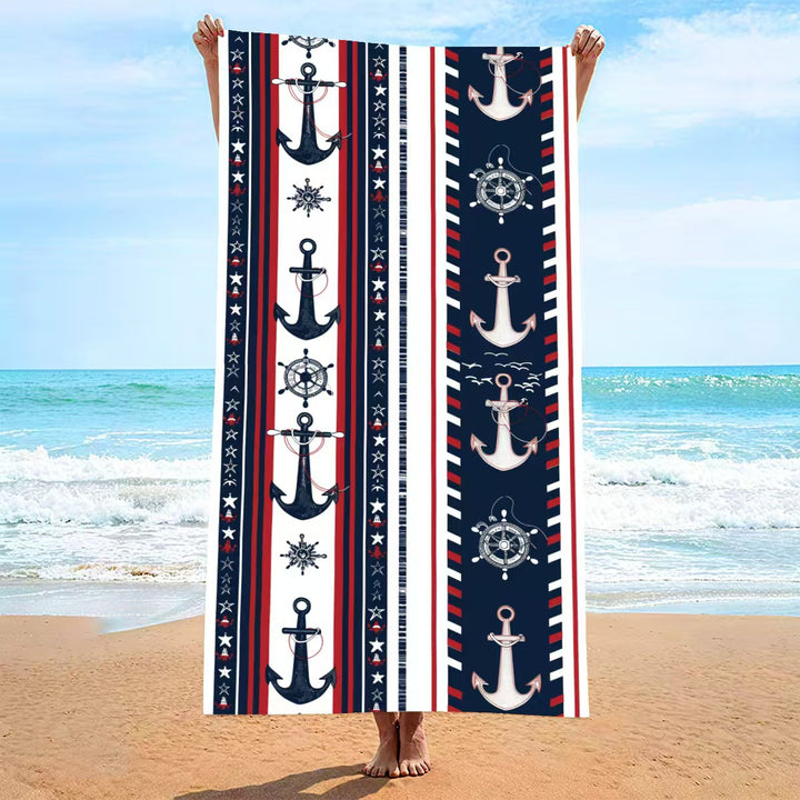 Women's beach towel with creative golf theme Luvikno