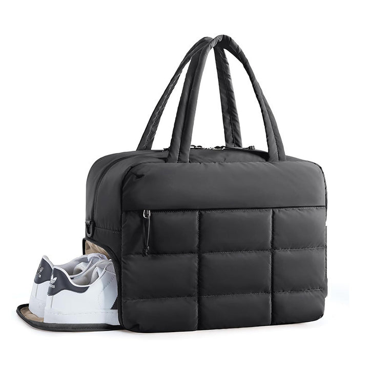 Kvinnes sportsbag med spesialsko rom Luvikno