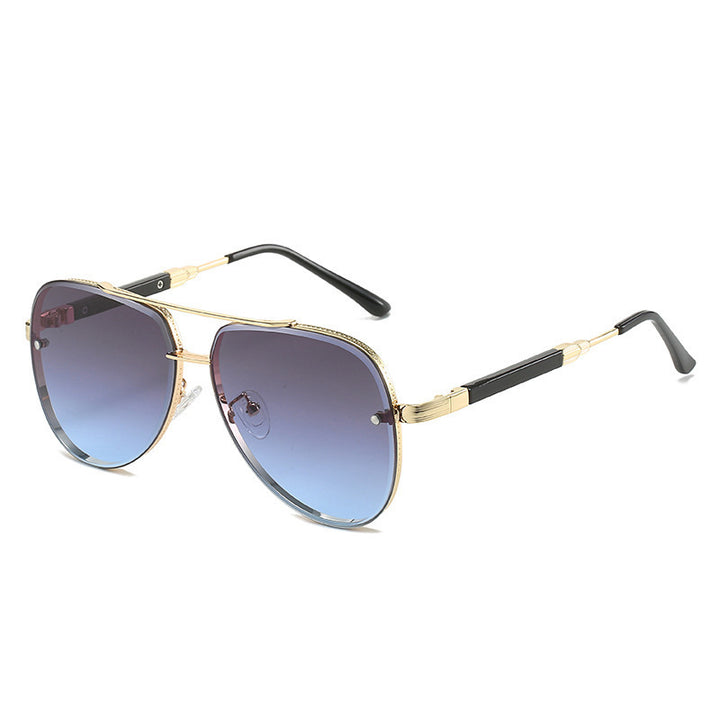 Dame Aviator solbriller med stilfull gradientbeskyttelse Luvikno