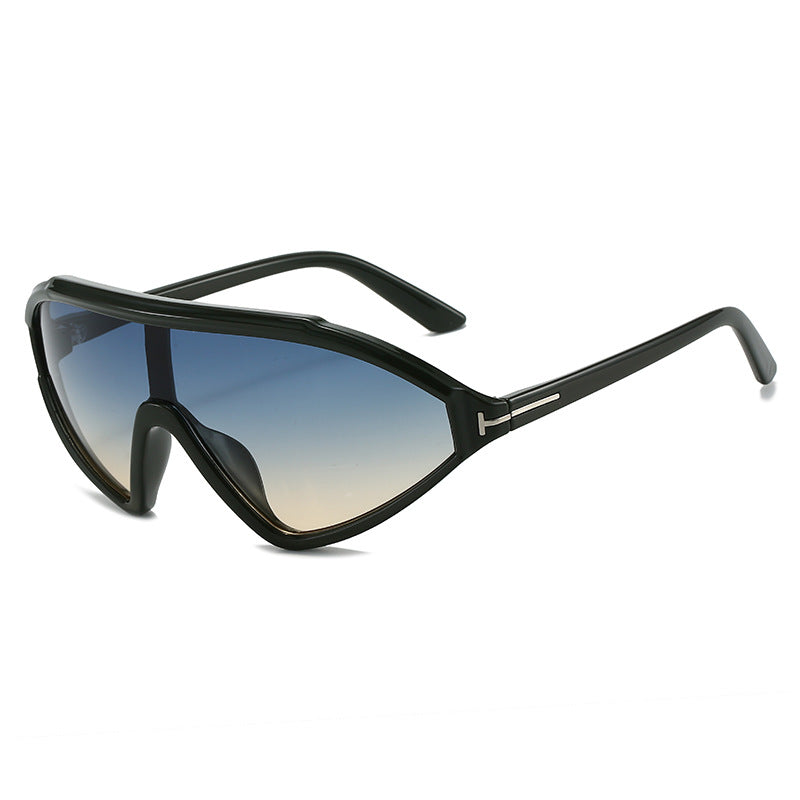 Dame sporty solbriller med ergonomisk full rammedesign Luvikno