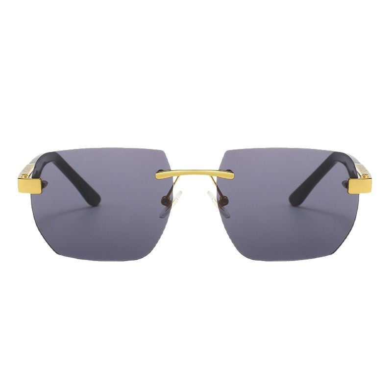 Dame Fashion-solbriller i moderne geometrisk design Luvikno