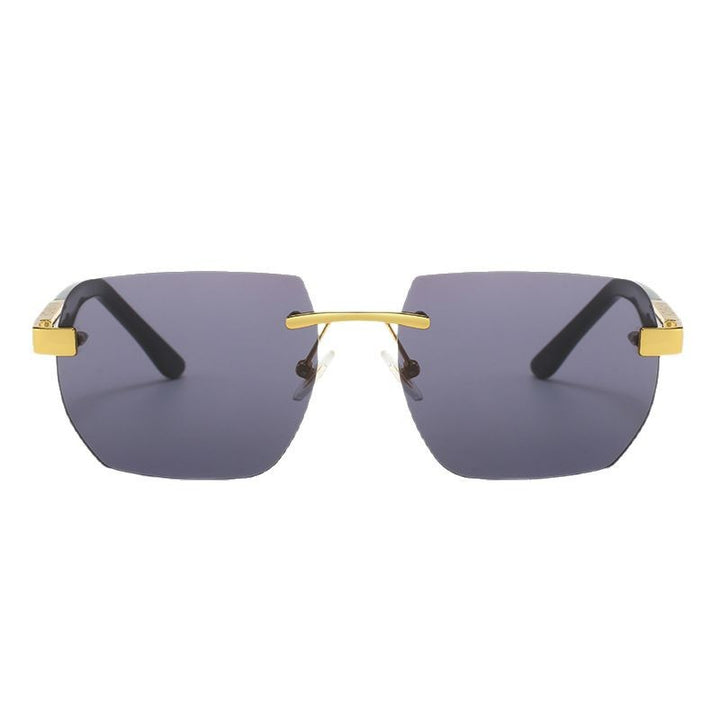Dame Fashion-solbriller i moderne geometrisk design Luvikno