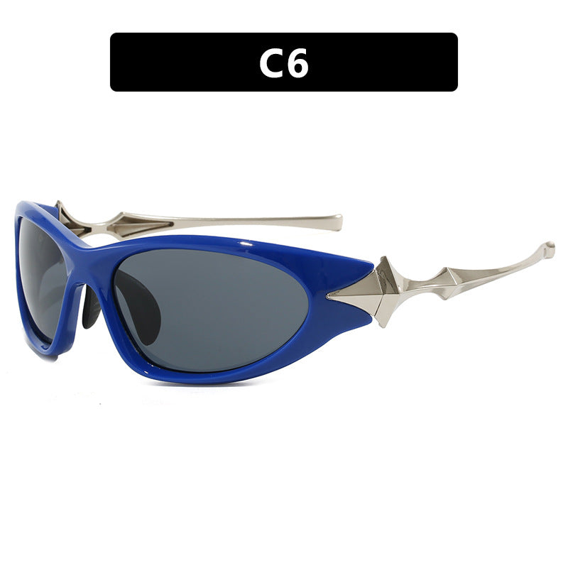Dame futuristisk sports solbrille med ergonomisk design Luvikno