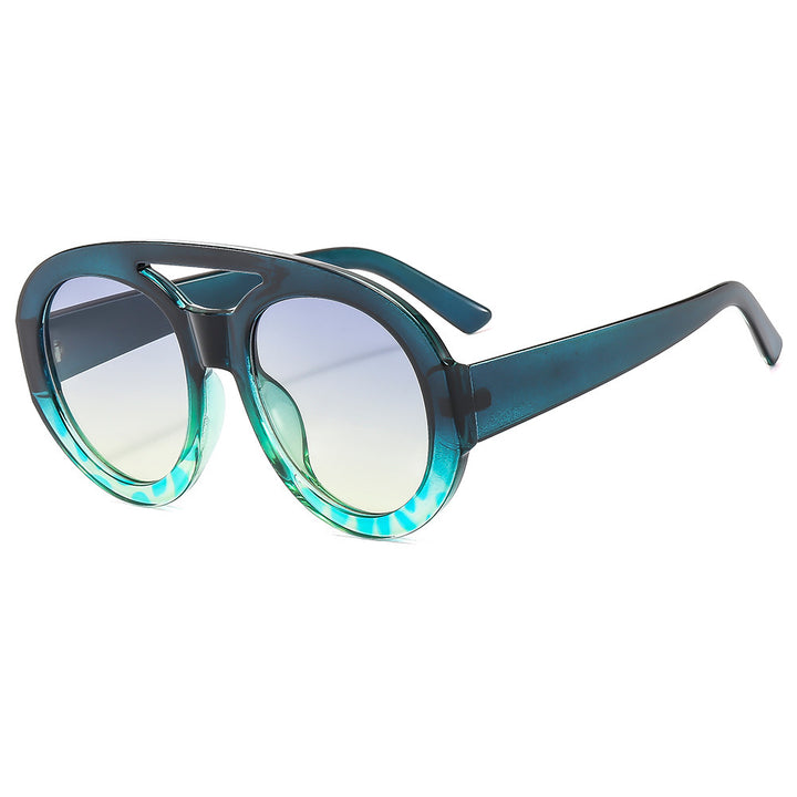 Dame Mote Solbriller i futuristisk oversized-design Luvikno