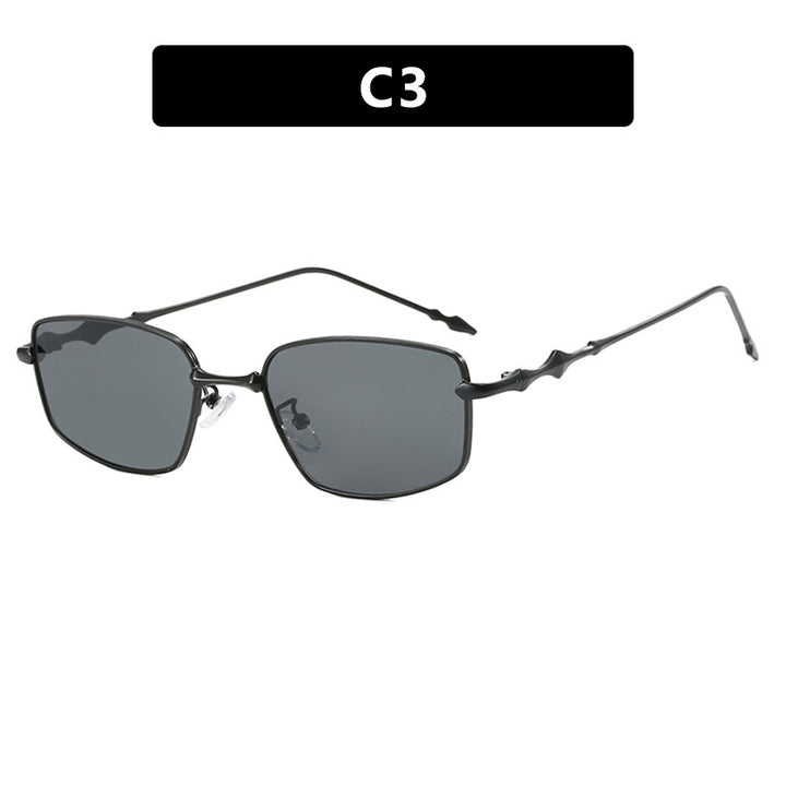 Dame modisk solbrille med innovativ ramme og UV-beskyttelse Luvikno