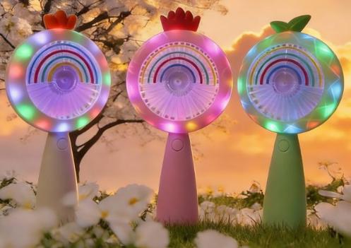 Unisex Bærbar Mini Vifte med kreative Dyremotiver Luvikno