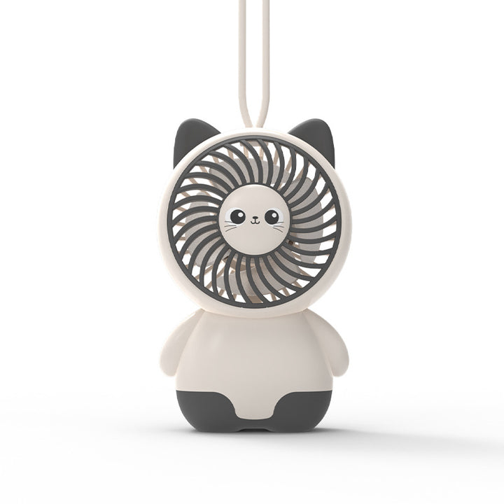 Dame Bærbar Mini Dyrefan med søtt Panda-design Luvikno