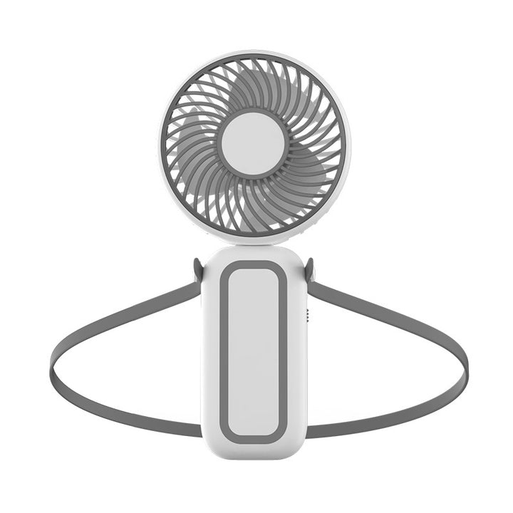 Unisex Bærbar Halsvifte med ergonomisk design og USB-ladefunksjon Luvikno