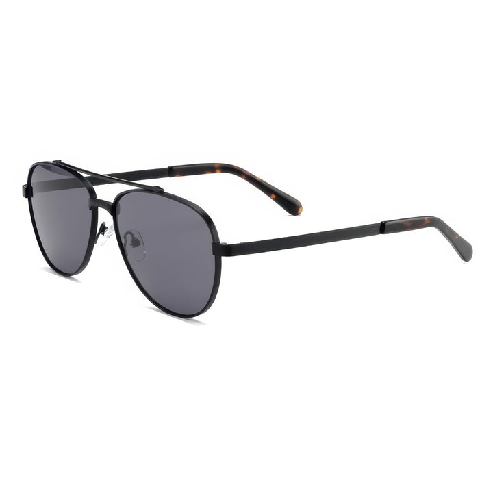 Dame solbriller i elegant aviator-design med polariserte linser Luvikno