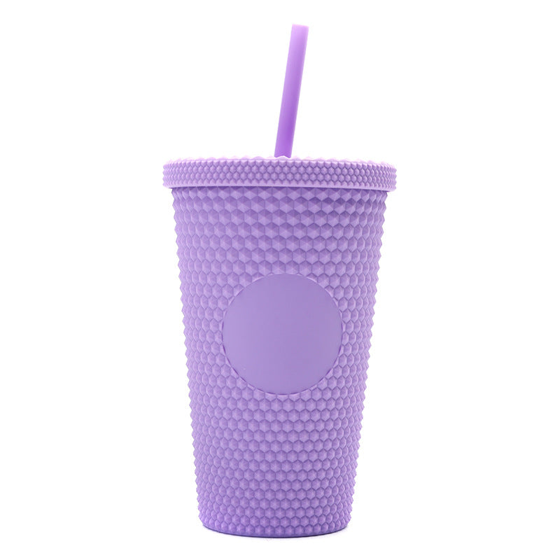 Unisex plastikkopp med teksturert design Luvikno