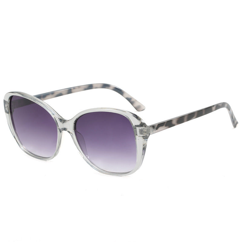 Dame Vintage solbrille med unik, bred ramme Luvikno